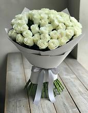 Букет 35 Белых роз в Краснослободске Республики Мордовия