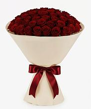 Букет 101 Бордовая роза Блэк Бакарра в Краснослободске Республики Мордовия