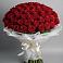 Букет 101 Красная роза Блэк Мэджик в Краснослободске Республики Мордовия