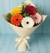Букет цветов из:  Герберы в Краснослободске Республики Мордовия