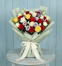 Букет цветов из:  Розы в Краснослободске Республики Мордовия