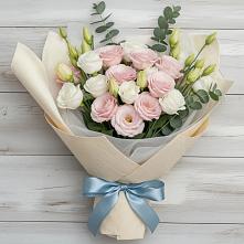 Букет цветов из:  Лизиантусы в Краснослободске Республики Мордовия