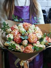 Букет цветов из:  Альстромерии и Розы #REPLACE_PRED# Краснослободске Республики Мордовия