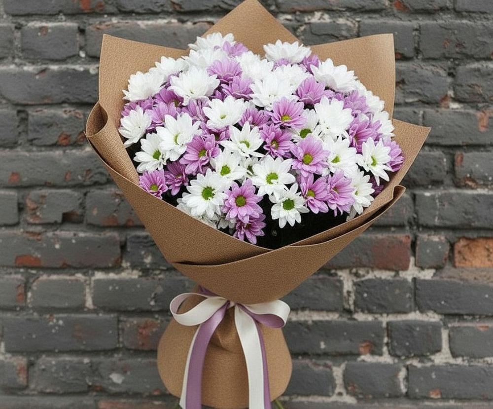 Букет цветов из: Хризантемы в Краснослободске Республики Мордовия