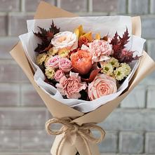 Букет цветов из:  Гвоздики, Хризантемы и Розы в Краснослободске Республики Мордовия