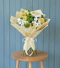 Букет цветов из:  Хризантемы и Розы в Краснослободске Республики Мордовия