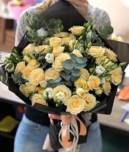 Букет цветов из:  Розы и Лизиантусы #REPLACE_PRED# Краснослободске Республики Мордовия