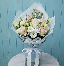 Букет цветов из:  Розы и Лизиантусы в Краснослободске Республики Мордовия