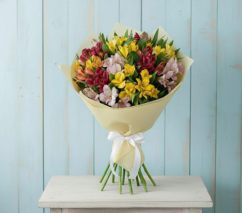 Букет цветов из: Альстромерии в Краснослободске Республики Мордовия
