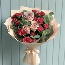 Букет цветов из:  Гвоздики и Розы в Краснослободске Республики Мордовия