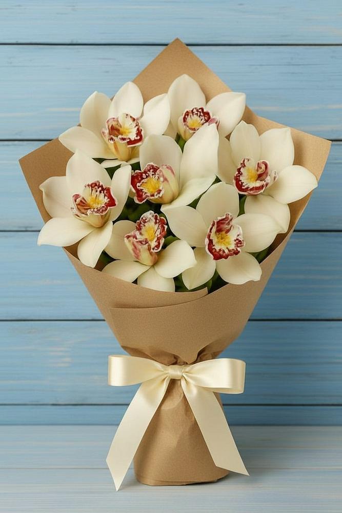 Букет цветов из: Орхидеи и Розы в Краснослободске Республики Мордовия