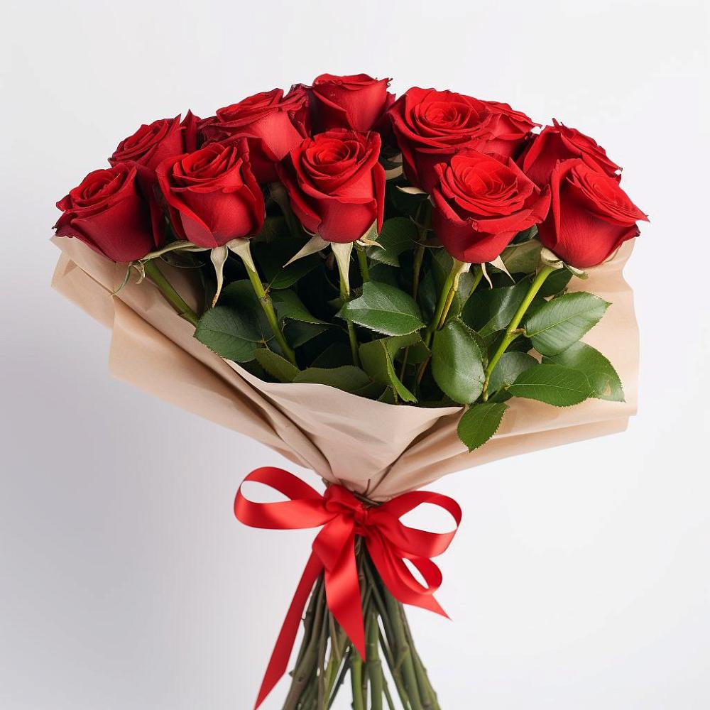 Букет 11 Красных роз Эдлесс Лав в Краснослободске Республики Мордовия