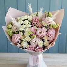 Букет цветов из:  Альстромерии и Розы #REPLACE_PRED# Краснослободске Республики Мордовия